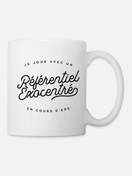 Référentiel exocentré en EPS ! - Mug blanc - blanc