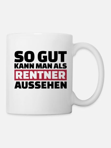 Rentner - Tasse - Weiß