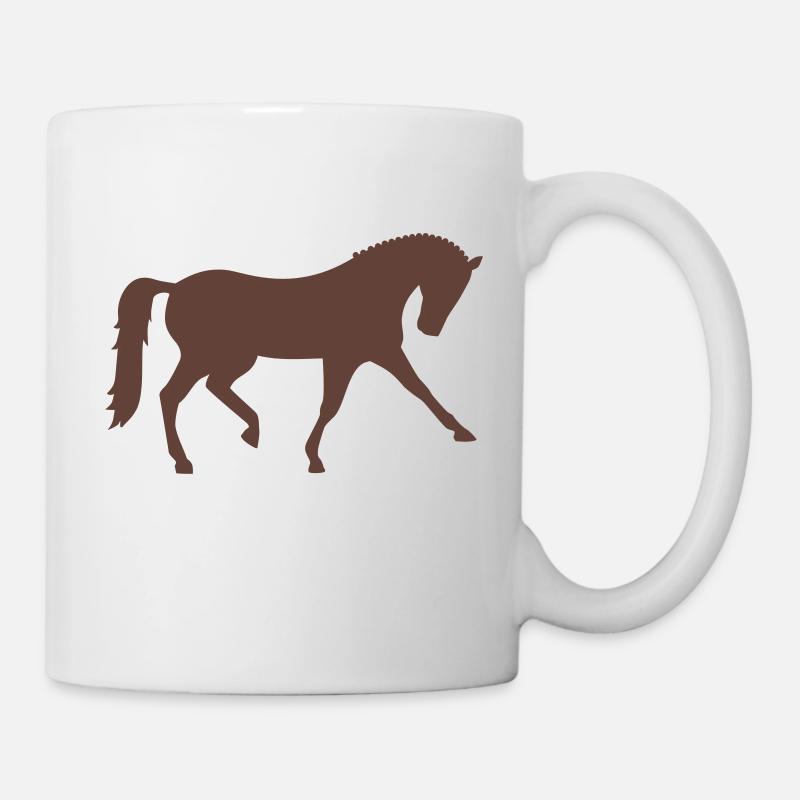 Cheval - Mug blanc - blanc
