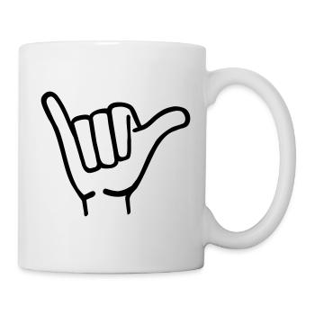 Surf - Mug blanc - blanc - Droite