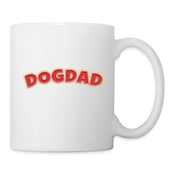 Dogdad Dog Dad Hunde Papa Hunde Vater Comic Style - Tasse - Weiß - Rechts