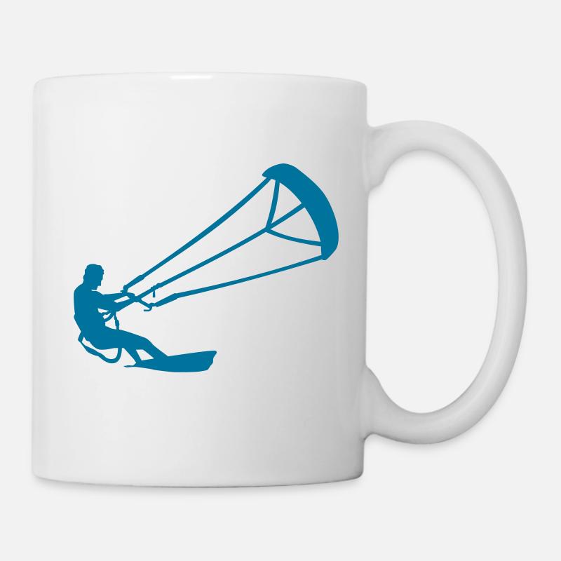 Kitesurfen - Tasse - Weiß
