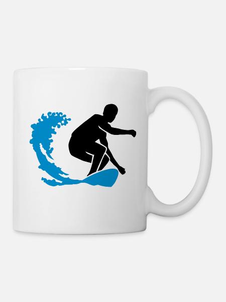 Surfing - Mug - white