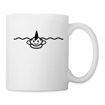 Falschen Haifischfinne / fake shark fin (1c) - Mug - white - Right