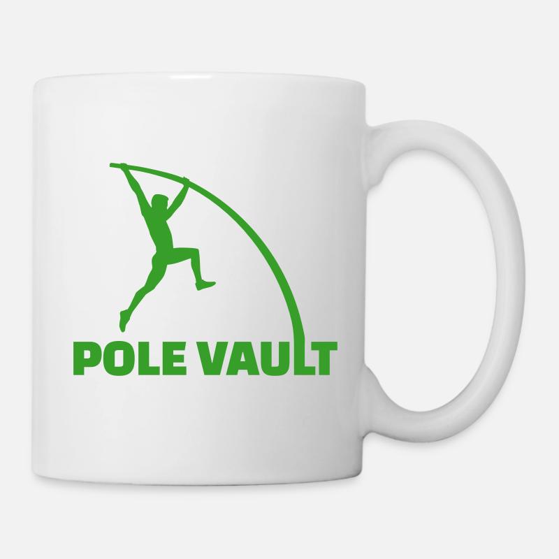 Stabhochsprung - Tasse - Weiß