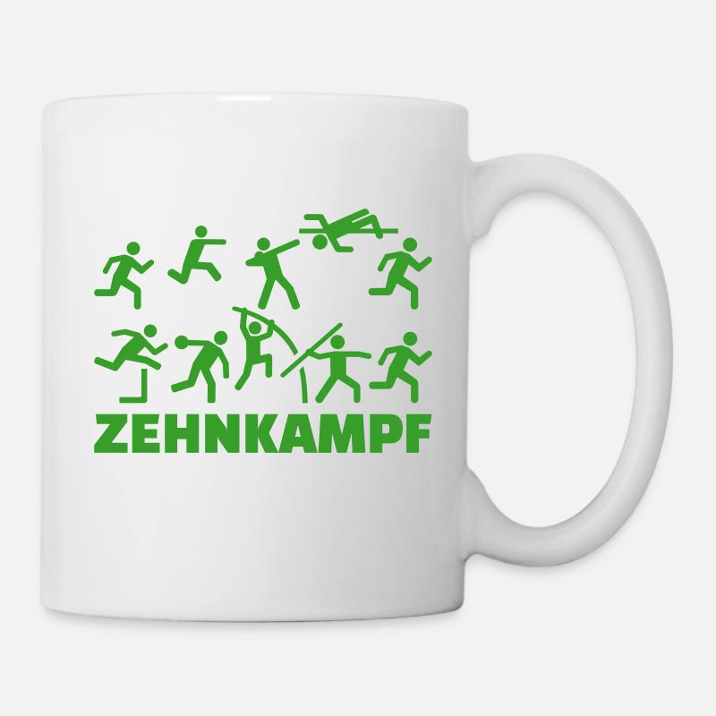 Zehnkampf - Tasse - Weiß