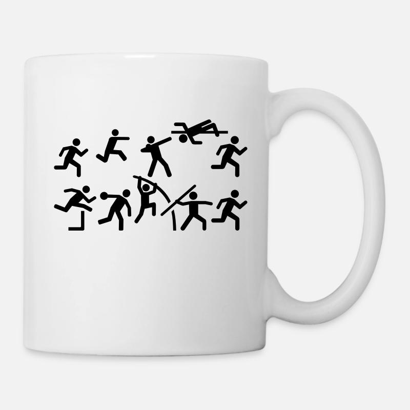Zehnkampf - Tasse - Weiß