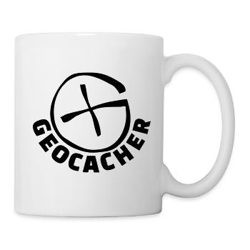 Geocacher - Tasse - Weiß - Rechts
