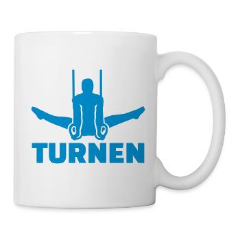 Turnen - Tasse - Weiß - Rechts