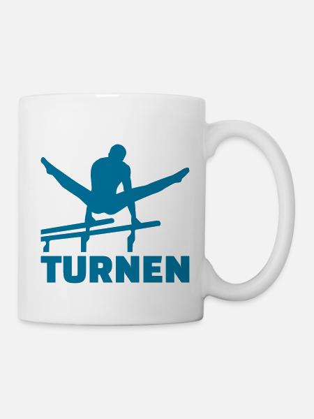 Turnen - Tasse - Weiß