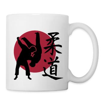 Judo - Tasse - Weiß - Rechts