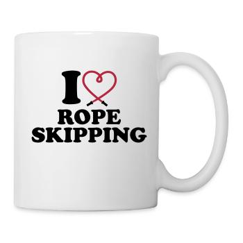I love rope skipping - Kop/krus - hvid - Højre