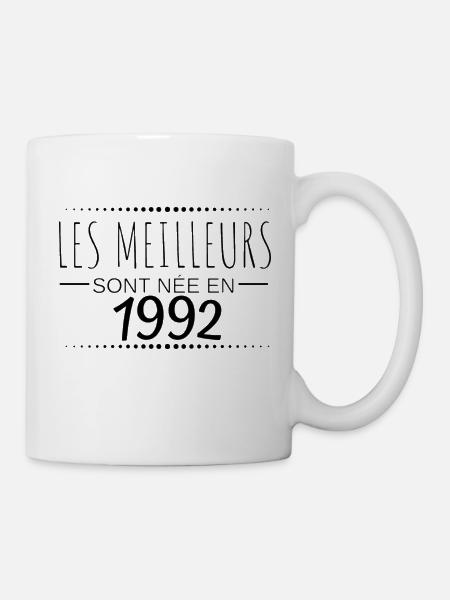 LES MEILLEURS SONT NÉE EN 1992 - Mug blanc - blanc