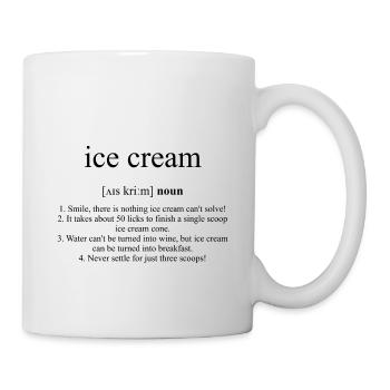 Ice Cream (Eis) - Tasse - Weiß - Rechts
