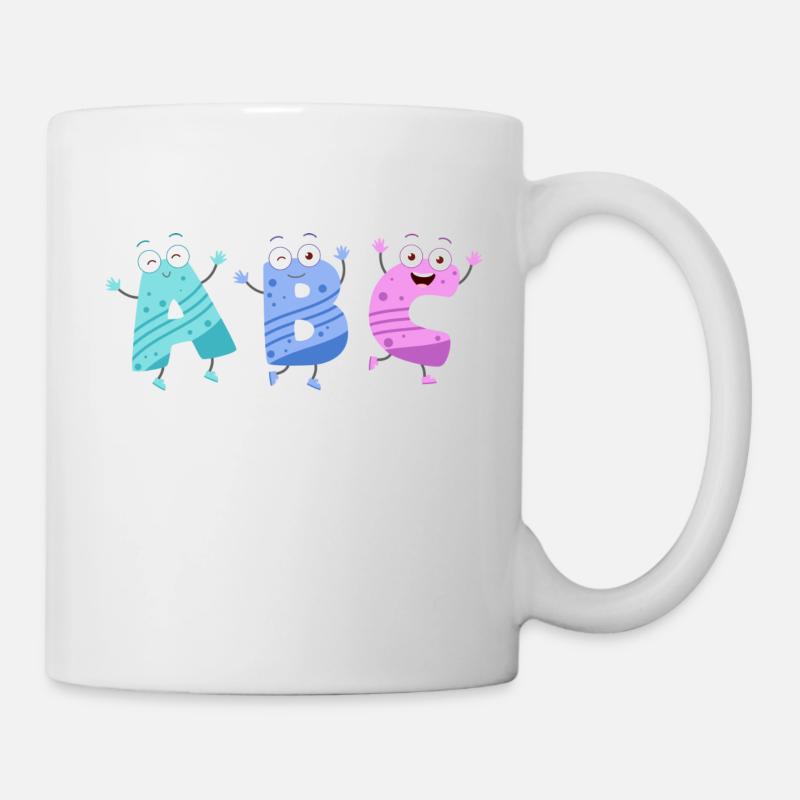 ABC l'alphabet dansant - Mug blanc - blanc