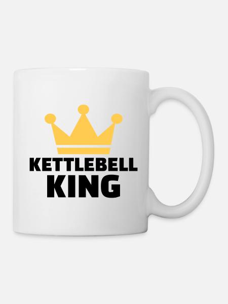 Kettlebell King - Mug - white