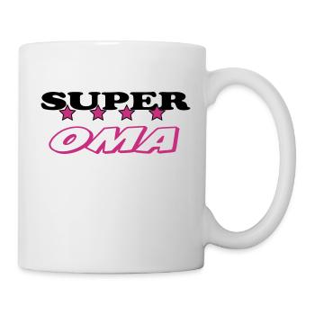Super oma - Tasse - Weiß - Rechts