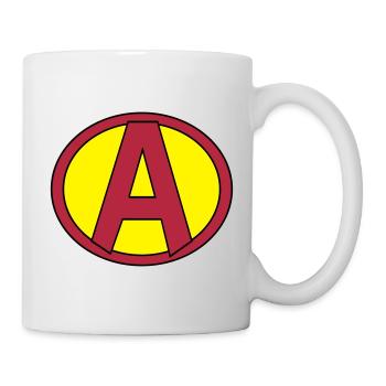 Super, Superheld, Superheldin, Hero, A - Mug - white - Right