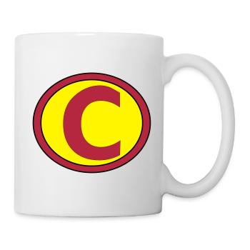 Super, Superheld, Superheldin, Hero, C - Mug - white - Right
