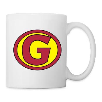 Super, Superheld, Superheldin, Hero, G - Tasse - Weiß - Rechts