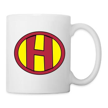 Super, Superheld, Superheldin, Hero, H - Mug blanc - blanc - Droite