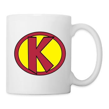 Super, Superheld, Superheldin, Hero, K - Mug blanc - blanc - Droite