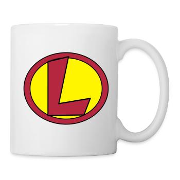Super, Superheld, Superheldin, Hero, L - Tasse - Weiß - Rechts