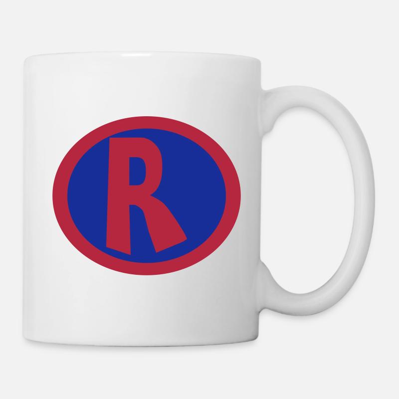 Super, Superheld, Superheldin, Hero, R - Tasse - Weiß