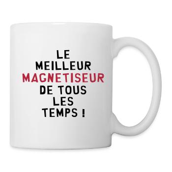 Magnétiseur / Radiesthésie / Rebouteux / Médecine - Mug blanc - blanc - Droite