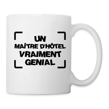 Maître d'Hôtel / Hôtellerie / Hôtel / Hotel - Mug blanc - blanc - Droite