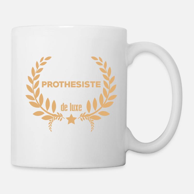 Dentiste / Dent / Orthodontie / Prothesiste - Mug blanc - blanc
