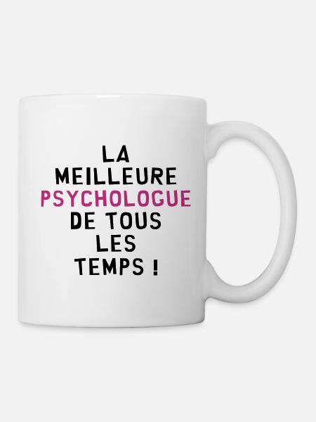 Psy / Psychanalyste / Psychiatre / Psychologue - Mug blanc - blanc
