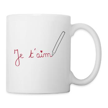 Love / Amour / Liebe Valentine's Day Valentinstag - Mug - white - Right