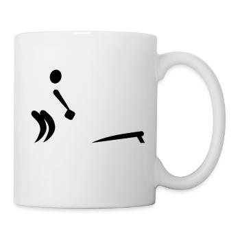 Cornhole - Tasse - Weiß - Rechts