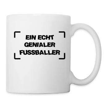 Fußball Fussballer Fussball Football Fussballerin - Tasse - Weiß - Rechts