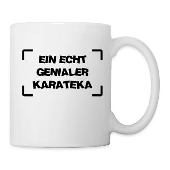 Karate Karateka Karatekämpferin Kampfsport Kampf - Tasse - Weiß - Rechts