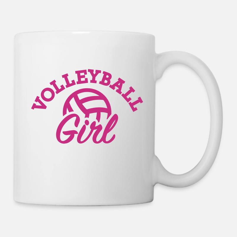 Volleyball - Tasse - Weiß