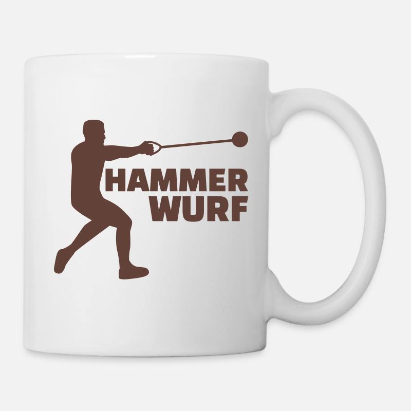 Hammerwurf - Tasse - Weiß