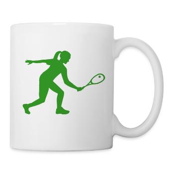 Squash - Tasse - Weiß - Rechts