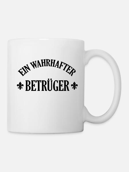 Betrüger Betrügen Betrügerin Mogler Moglerin Spiel - Mug - white