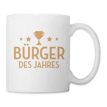 Bürger - Bürgerin - Bürgerrecht - Bürgerliche - Tasse - Weiß - Rechts