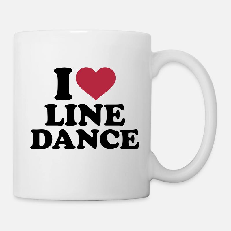I love Line dance - Mug - white