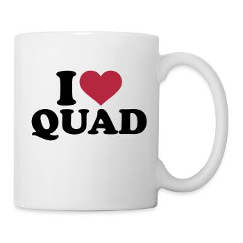 Quad - Tasse - Weiß - Rechts