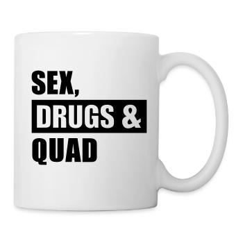 Quad - Tasse - Weiß - Rechts