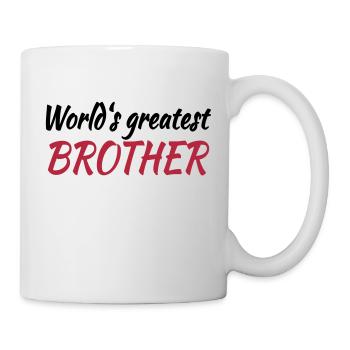 World's greatest brother - Tasse - Weiß - Rechts