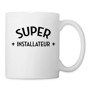 Installateur Installateurin Bastler Heimwerker - Tasse - Weiß - Rechts