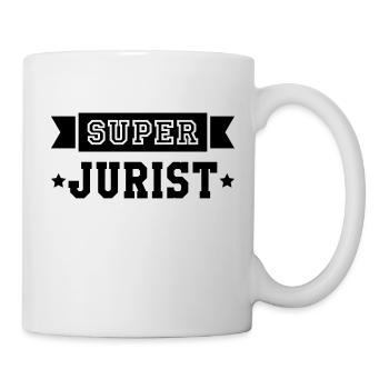 Jurist Juristin Rechts Richter Richterin Polizei - Tasse - Weiß - Rechts