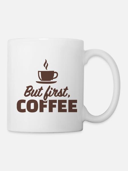 Kaffee - Tasse - Weiß