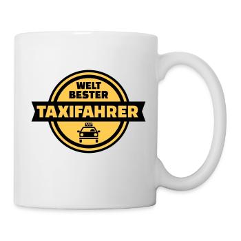 Taxifahrer - Tasse - Weiß - Rechts