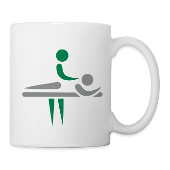 Physiotherapeut - Tasse - Weiß - Rechts